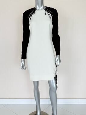 Emilio Pucci women black/white dress with laces size 40IT or 10US Authentic